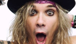 Michael Starr of Steel Panther, copyright David Jackson